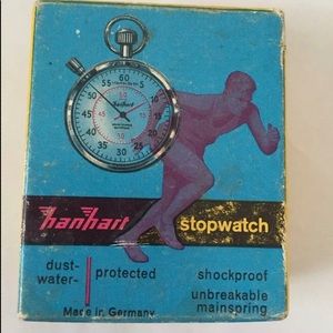 Hanhart Pic 1 Jewel Shockproof 1/5 Sec Stopwatch